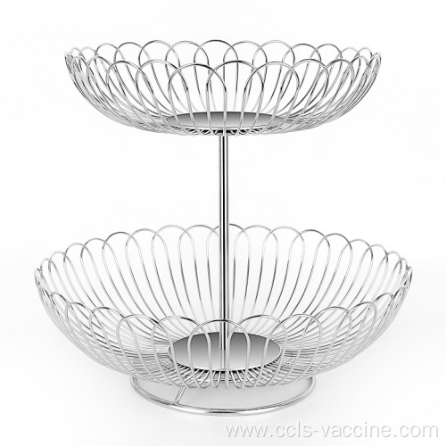 Multipurpose stainless steel creative fruit basket